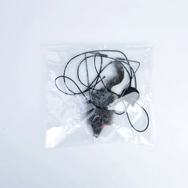 Hanging Plush Mouse Cat Toy